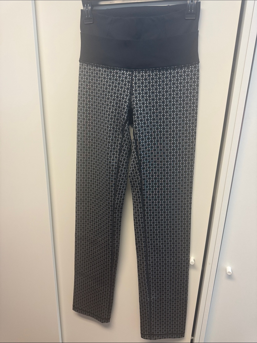 lululemon athletica Black & White Geometric Boot Cut Leggings